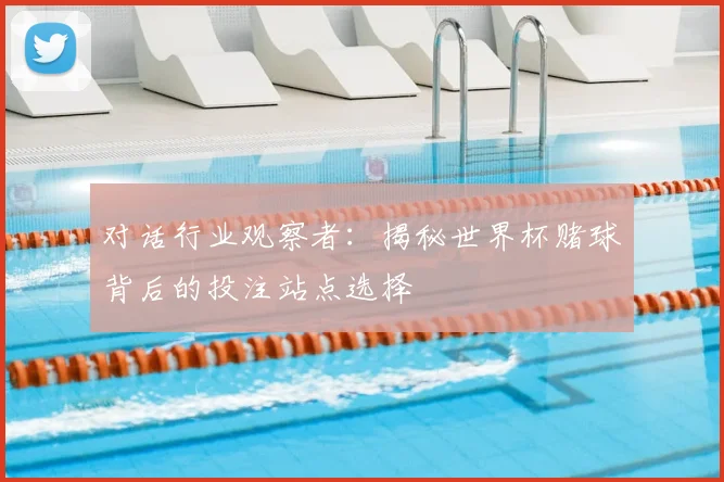对话行业观察者：揭秘世界杯赌球背后的投注站点选择