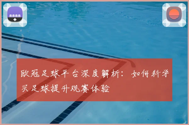 欧冠足球平台深度解析：如何科学买足球提升观赛体验